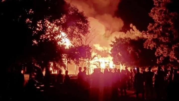 TRES VIVIENDAS DESTRUIDAS POR INCENDIO EN SAN GERMÁN, HOLGUÍN