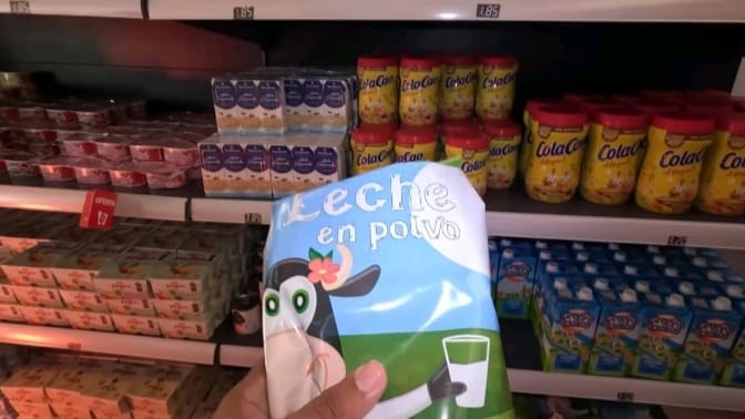 Alimentos enviados desde México a Cuba aparecen a la venta en tiendas en dólares