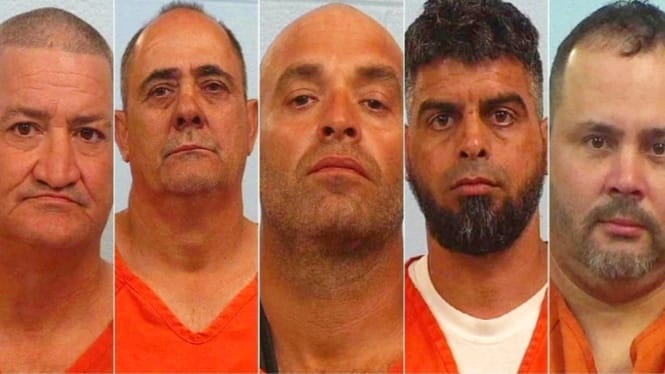 Cinco hombres arrestados en Texas por presunto robo de ganado