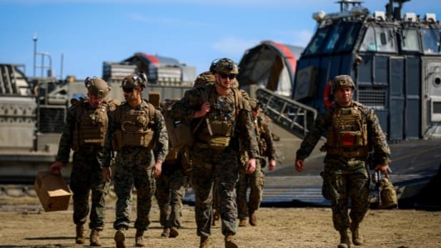 Marines de Estados Unidos realizan ejercicios militares en Guantánamo