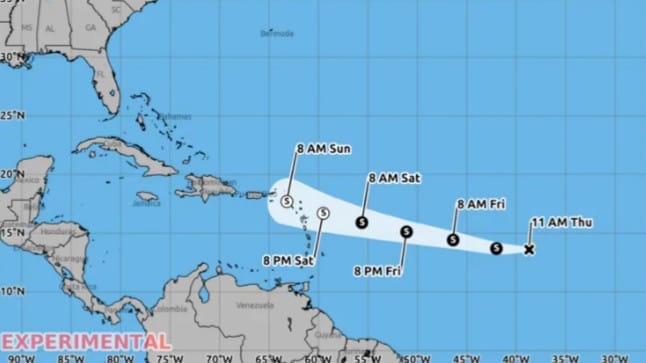 Dolly sorprende en el Atlántico: así avanza la nueva tormenta tropical hacia el Caribe