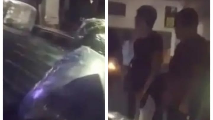 Pasajeros usan linternas para recoger equipaje en la Terminal 3 del aeropuerto de La Habana