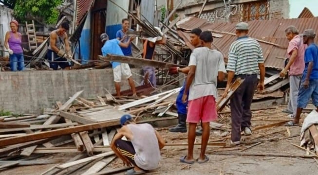 Derrumbe en Santiago de Cuba: lo que pasó con los restos de la vivienda sorprende a los vecinos